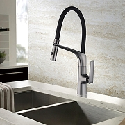 Смеситель для кухни Vincea VKF-115GM цвет Вороненая сталь-1