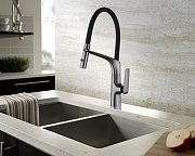 Смеситель для кухни Vincea VKF-115GM цвет Вороненая сталь-2