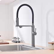 Смеситель для кухни Vincea VKF-119GM цвет Вороненая сталь-1