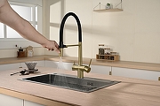 Смеситель для кухни Vincea VKF-120BG цвет Брашированное золото-4
