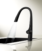 Смеситель для кухни Vincea VKF-176MB цвет Черный-3