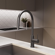 Смеситель для кухни Vincea VKF-2C1GM цвет Вороненая сталь-1