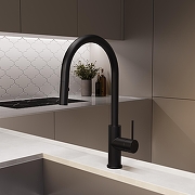 Смеситель для кухни Vincea VKF-2C1MB цвет Черный-1