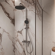 Душевая система Vincea Puro VSFS-5P1GM цвет Вороненая сталь-1