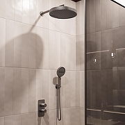 Душевая система Vincea Domus VSFW-5DM0GM цвет Вороненая сталь-1