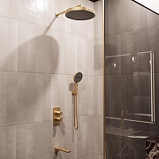 Душевая система Vincea Domus VSFW-5DM1BG цвет Брашированное золото-1