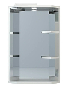 Зеркало Emmy Агата 33 210148 с подсветкой угловое цвет Белый