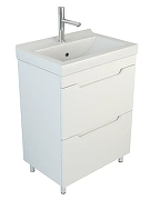 Тумба под раковину Emmy Агата 55 310167 цвет Белый-1