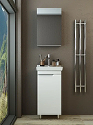 Тумба под раковину Emmy Агата 40 R 310169 цвет Белый-2