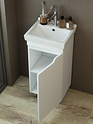 Тумба под раковину Emmy Агата 40 R 310169 цвет Белый-3