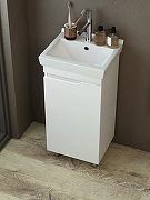 Тумба под раковину Emmy Агата 40 R 310169 цвет Белый-4