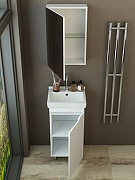 Тумба под раковину Emmy Агата 40 R 310169 цвет Белый-5