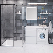 Тумба под раковину Emmy Джерси 110 310010 цвет Белый-2