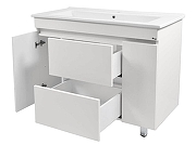 Тумба под раковину Emmy Джерси 105 310014 цвет Белый-1