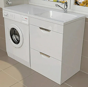 Тумба под раковину Emmy Милли 120 310031 цвет Белый