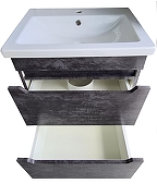 Тумба под раковину Emmy Стоун 60 310081 цвет Бетон темный-1
