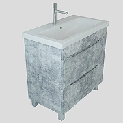 Тумба под раковину Emmy Стоун 60 310138 цвет Бетон светлый-1