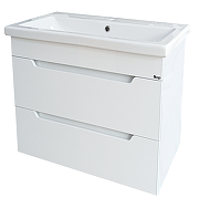 Тумба под раковину Emmy Стоун 60 310083 подвесная цвет Белый