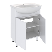 Тумба под раковину Emmy Агата 50 310105 цвет Белый-1