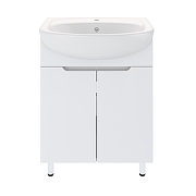 Тумба под раковину Emmy Агата 55 310106 цвет Белый-2