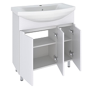 Тумба под раковину Emmy Агата 80 310109 цвет Белый-1