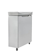 Тумба под раковину Emmy Агата 43 310156 угловая цвет Белый-1