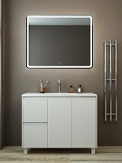 Тумба под раковину Emmy Вега 100 310164 цвет Белый-2