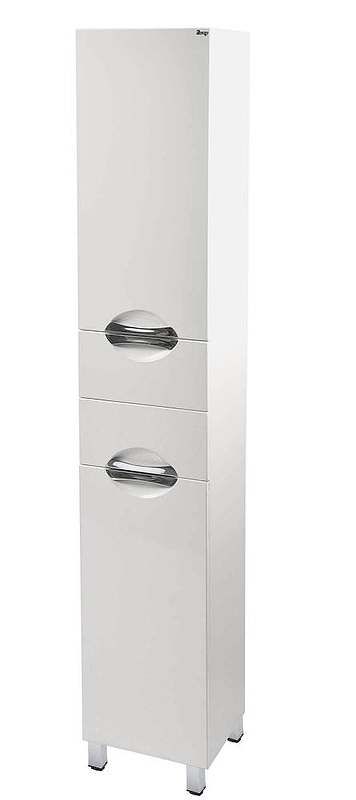 Шкаф пенал Emmy Милли 35 L 410031 с бельевой корзиной 