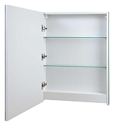 Зеркальный шкаф Emmy Родос 50 L 210111 с подсветкой цвет Белый-1