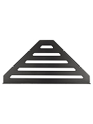 Металлическая полка Wonzon & Woghand WW-6132-BGM угловая цвет Темный графит-3