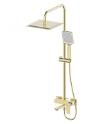 Душевая система Wonzon & Woghand Forza WW-739031-BG цвет Брашированное золото