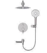 Душевая система Wonzon & Woghand Solo WW-939032-BN цвет Брашированный никель