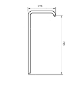 Душевая штанга Wonzon & Woghand WW-LY002-MW цвет Белый матовый-1