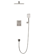 Душевая система Wonzon & Woghand WW-88929003-BN с термостатом цвет Брашированный никель-1