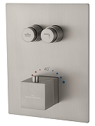 Душевая система Wonzon & Woghand WW-88929003-BN с термостатом цвет Брашированный никель-2