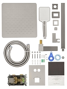 Душевая система Wonzon & Woghand WW-88929003-BN с термостатом цвет Брашированный никель-7