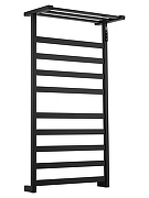 Электрический полотенцесушитель Wonzon & Woghand Frankfurt 47,2х90,6 WW-A1029-MB с полкой цвет Черный матовый