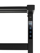 Электрический полотенцесушитель Wonzon & Woghand Frankfurt 47,2х90,6 WW-A1029-MB с полкой цвет Черный матовый-2