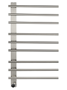 Электрический полотенцесушитель Wonzon & Woghand Nürnberg 52х90,4 WW-AL349-BN цвет Брашированный никель-1