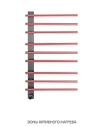 Электрический полотенцесушитель Wonzon & Woghand Nürnberg 52х90,4 WW-AL349-BN цвет Брашированный никель-4