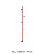 Электрический полотенцесушитель Wonzon & Woghand Kassel 17,8х165,9 WW-AL616-MB цвет Черный матовый-1