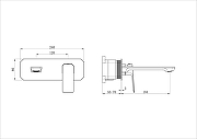 Смеситель для раковины Wonzon & Woghand Diamond WW-88869011-BRG цвет Брашированное розовое золото-2