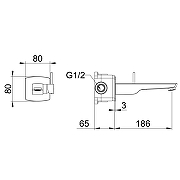 Смеситель для раковины Wonzon & Woghand WW-88869031-1-CR цвет Хром-1