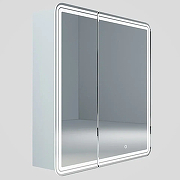 Зеркальный шкаф Emmy Мадрид 80 210151 с подсветкой цвет Белый-1