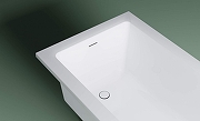 Ванна из искусственного камня Astra Form Нейт 150х70 01010004+08010053 цвет Белый глянцевый-5