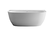 Ванна из искусственного камня Astra Form Атрия 170х85 01010013+08010053 цвет Белый глянцевый