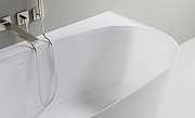 Ванна из искусственного камня Astra Form Атрия 170х85 01010013+08010053 цвет Белый глянцевый-3