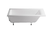 Ванна из искусственного камня Astra Form Нейт 180х80 01010035+08010053 цвет Белый глянцевый-1