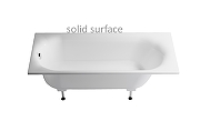Ванна из искусственного камня Astra Form Лира 170х70 1010094 цвет Белый матовый-2
