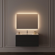 Зеркало Sancos Square 2.0 100 SQ2.1000 с бесконтактным выключателем и диммером-1